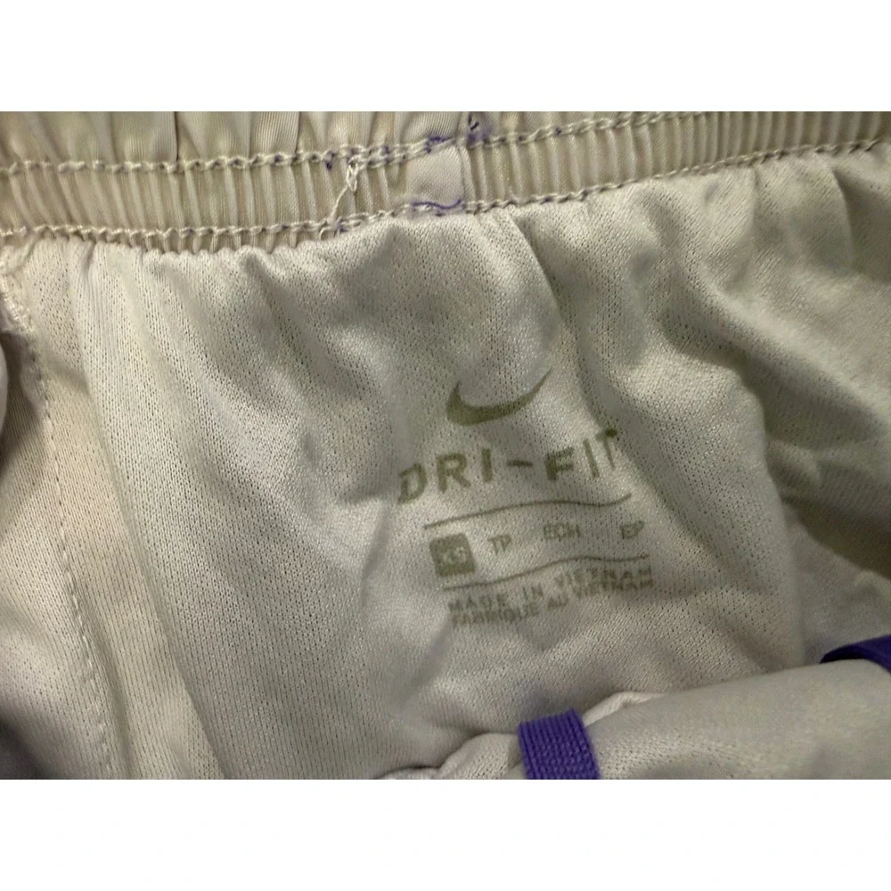 Nike Dri-FIT‎ Tempo Running Shorts Womens XS Purple Space Dye Mesh Trim Athletic